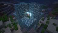 A full-sized conduit in a river (Image via Mojang)